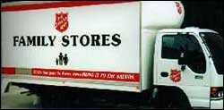 Family Stores collection truck