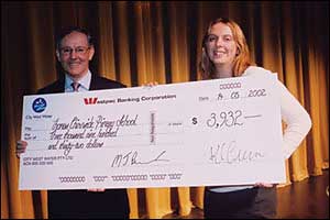 Presenting first CWW Community Support Program grant