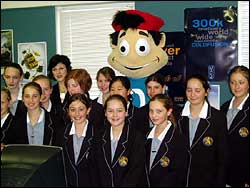 Ollie attends Wilderness School