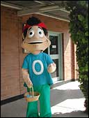 Ollie makes surpirse visit to Open Door event
