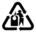Glass recycling symbol