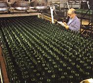 Glass production
