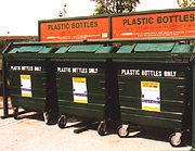 Plastic bottle bank